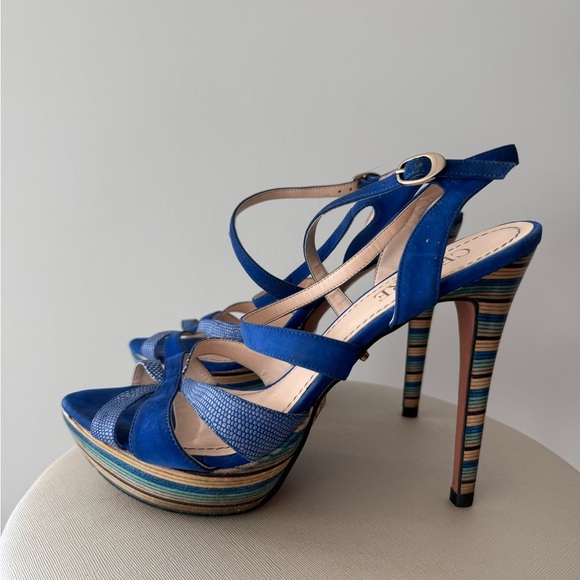 Cerere Blue heels - Picture 2 of 5